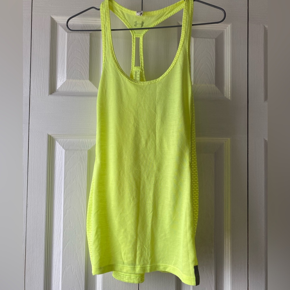 Under Armour Women's Bright Yellow Tank Top